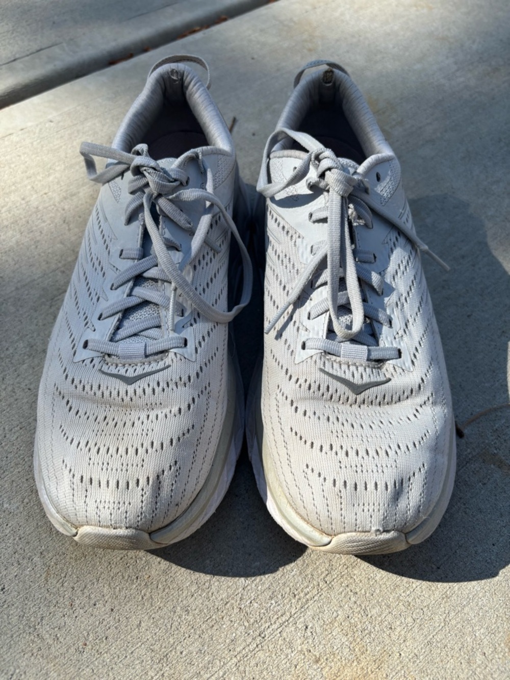 Hoka One One Arahi 4 Light Lunar Rock Grey and Tan Women's Running Shoes size 10 - Picture 7 of 12